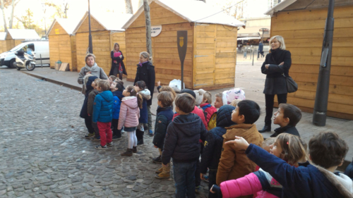 Sortie au marché des santons