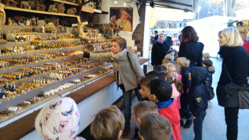 Sortie au marché des santons